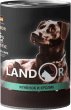 Консерва Landor, для пожилых собак, с ягнёнком и кроликом, 400 г